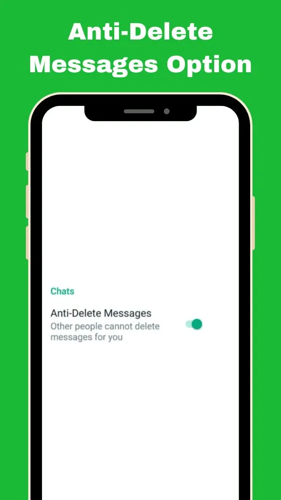Anti Delete Messages Option